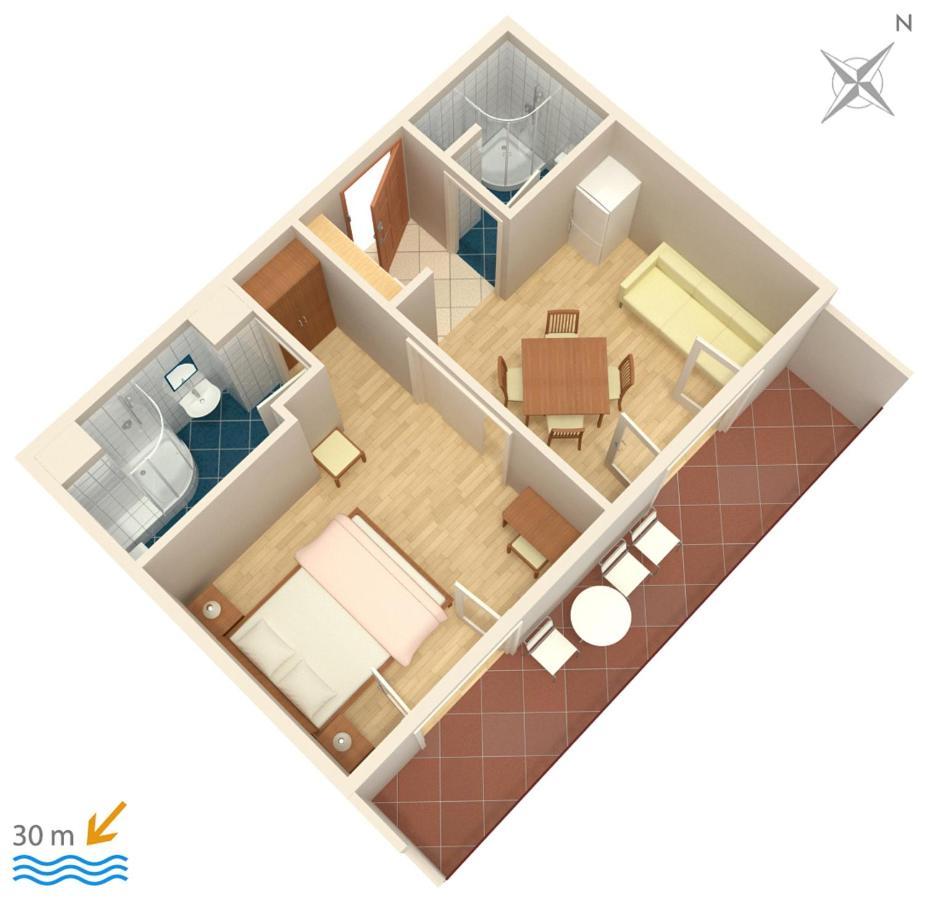Apartment Igrane 311B Exterior foto
